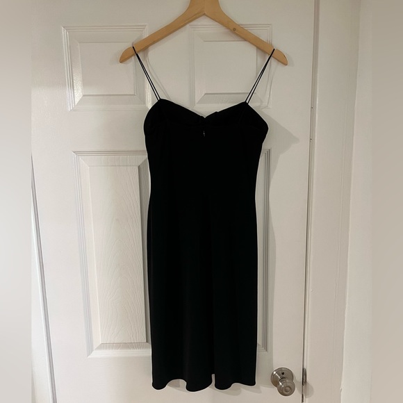 Laundry by Design Black Fitted Dress (Midi Length) - Picture 2 of 4
